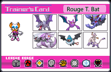 Rouge's Pokemon