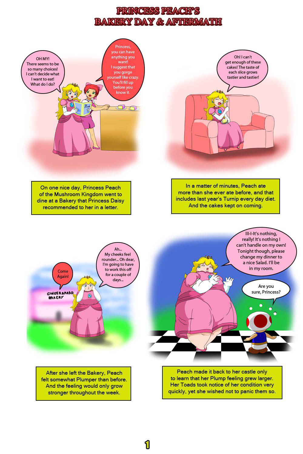 Princess Peach bakery aftermath 1 by totemo4life on DeviantArt