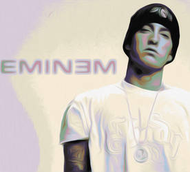 Eminem Oil Painted Pop Art