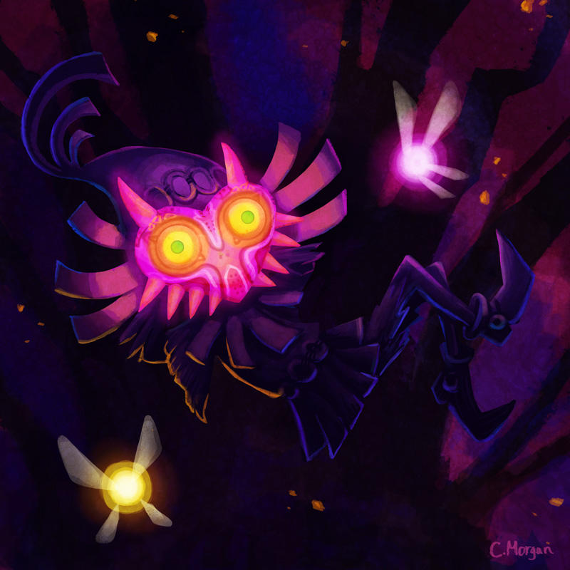 The Darkness of Majora's Mask by studiomuku