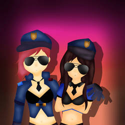 Piltover's officers [Vi and Caitlyn - LoL]