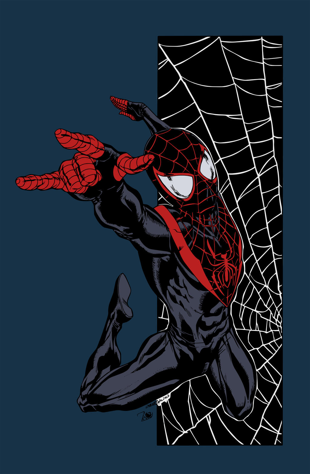 Ultimate Spider-Man by Sheldon Goh (Colored)