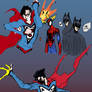 Superman And Friends (Colored)