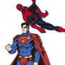 Superman And Spider-Man (Colored)