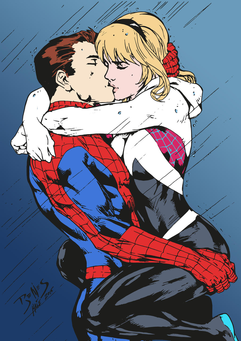 Peter and Gwen by Ed Benes