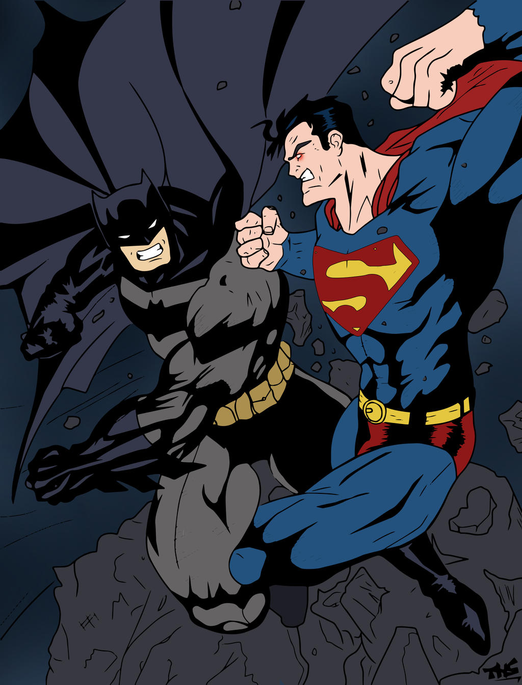 Batman vs. Superman by edCOM02 on DeviantArt