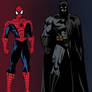 Spider-Man and Batman (Colored)