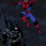 Batman and Spider-Man by Abu-Bakr-Kalam