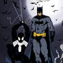 Spidey and Batman by Zuperkrypto