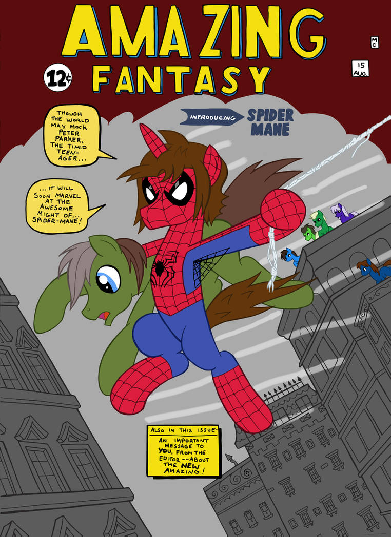 Amazing Fantasy featuring Spider-Man by SheldonAqui on DeviantArt