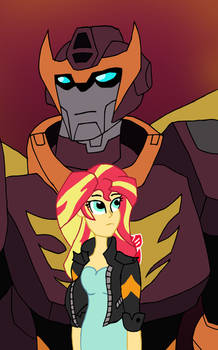 EG/Transformers: Sunset and Rodimus