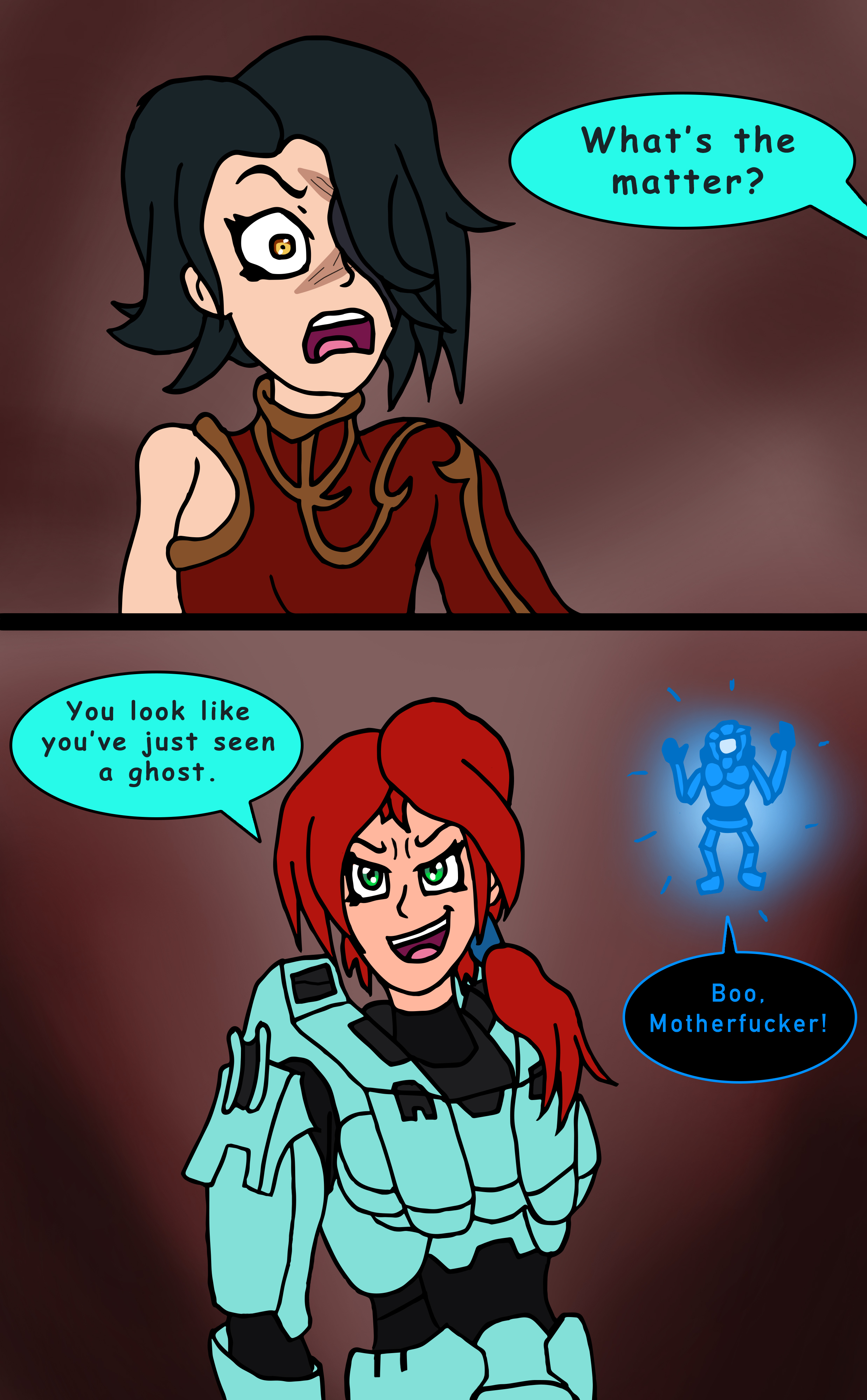 Deviantart Edcom02 Mcu RvB x RWBY - Boo, Motherfucker! by edCOM02 on DeviantArt