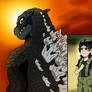 Godzilla and Miki