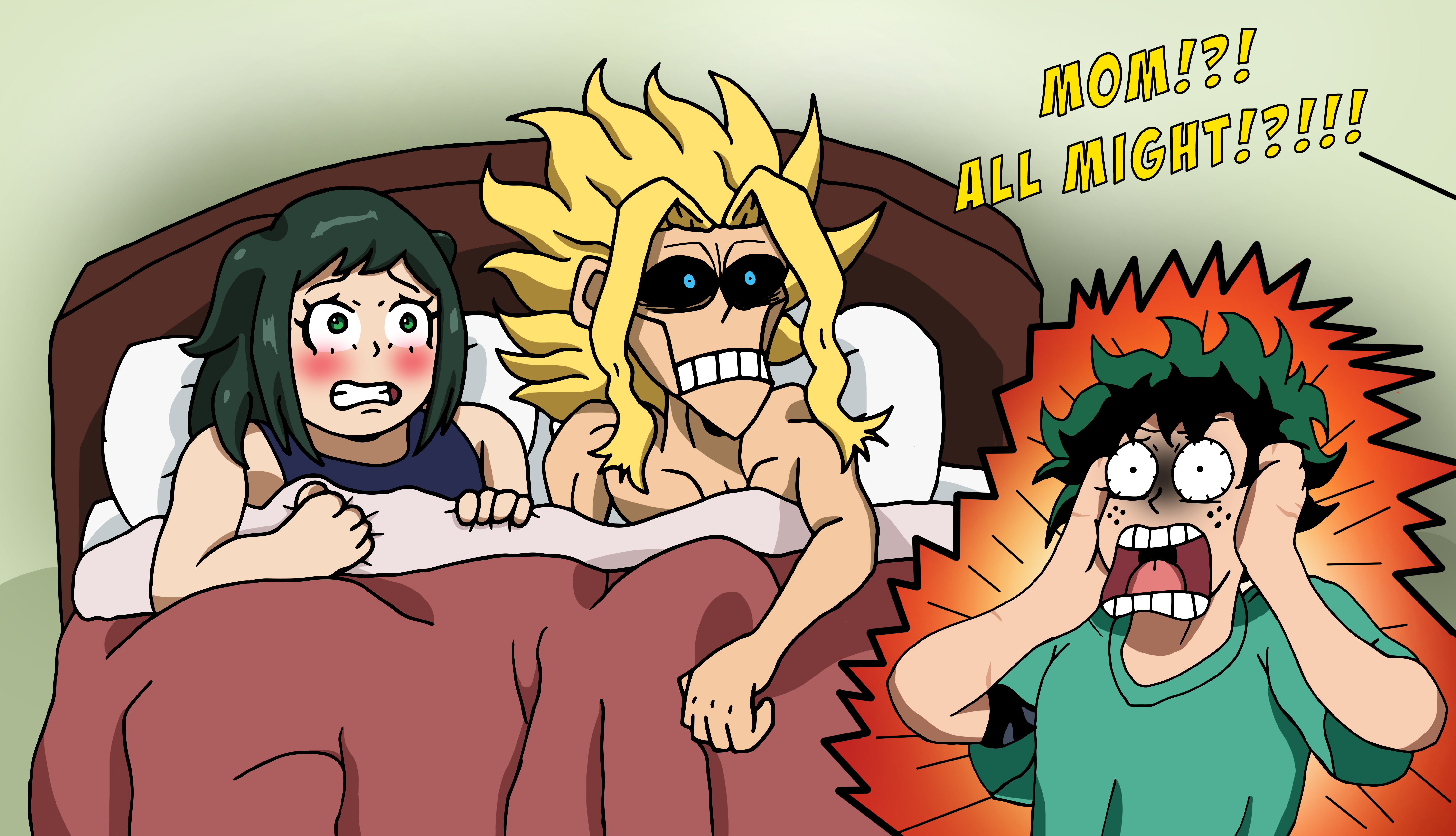 All Might x Inko - MAMA NO!!!! by edCOM02 on DeviantArt.