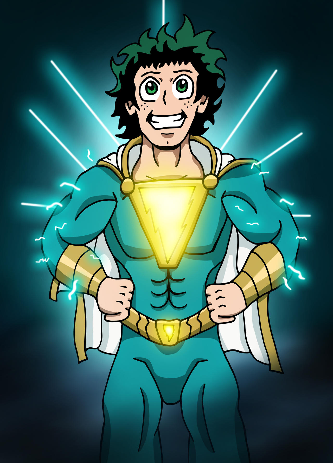 Deku: Champion of Eternity, SHAZAM! by edCOM02 on DeviantArt Deku: Champion of Eternity, SHAZAM! by edCOM02 on DeviantArt