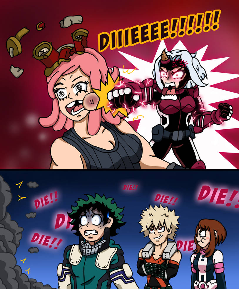 Deviantart Edcom02 Mcu MHA:DOFP - Hands Off, Hatsume! II by edCOM02 on DeviantArt