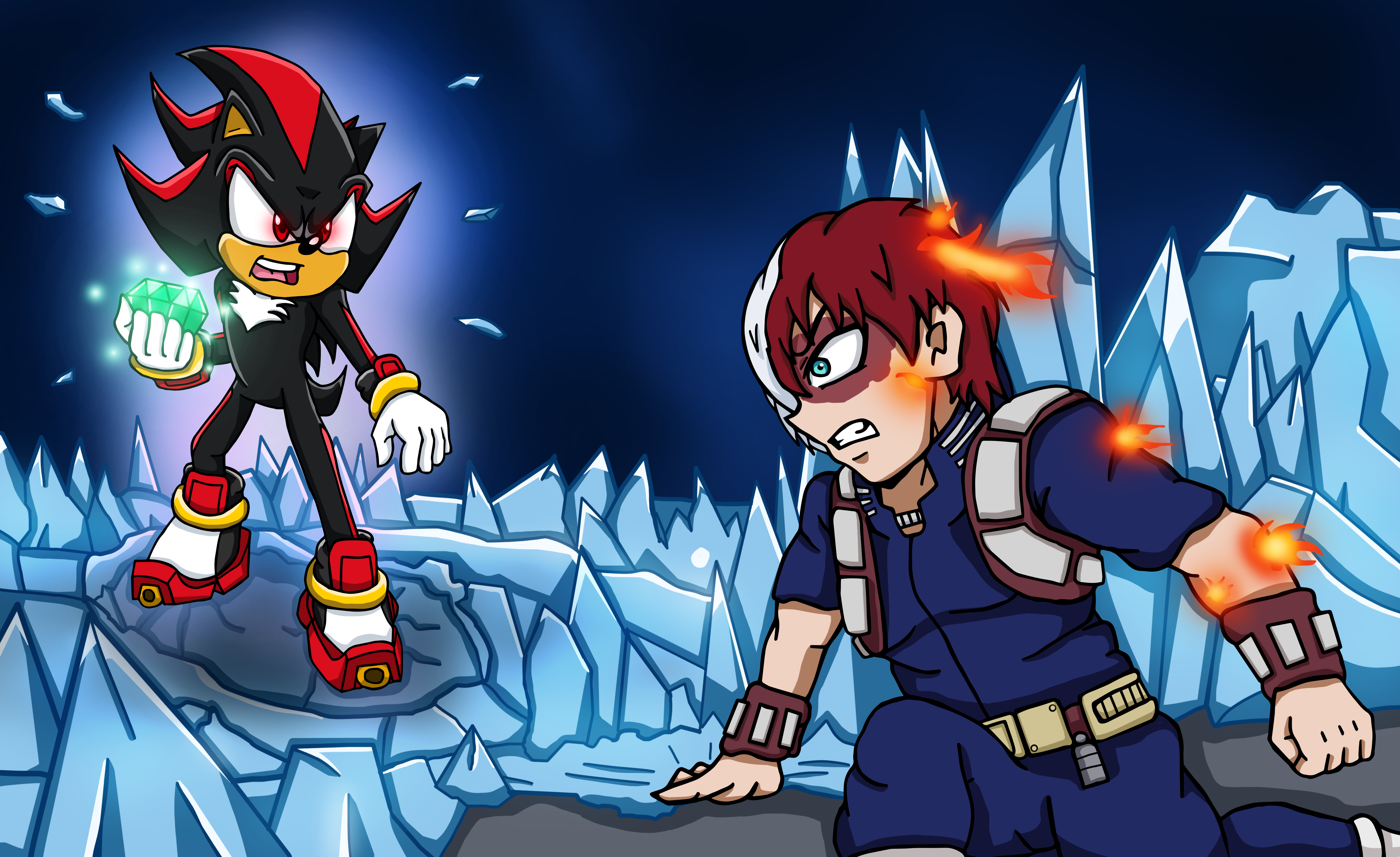 Shadow in Sonic X by FreeHeart44 on DeviantArt