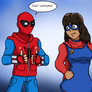 Spidey/Ms. Marvel - Homemade Costumes