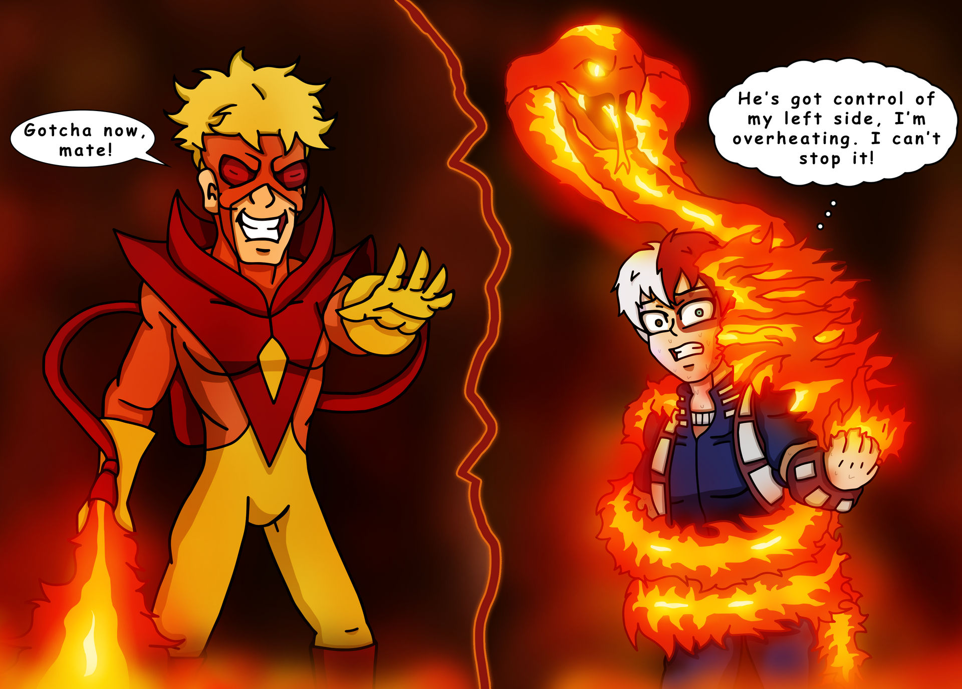 Mha X Men Pyro Plays With Todoroki S Fire By Edcom02 On Deviantart Mha X Men Pyro Plays With Todoroki S Fire By Edcom02 On Deviantart