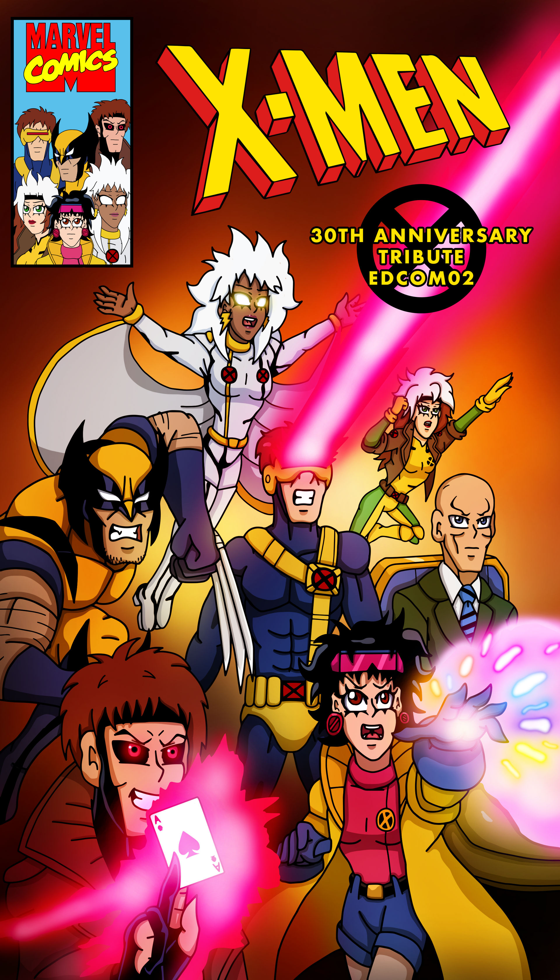 X-Men: The Animated Series 30th Anniversary by edCOM02 on DeviantArt