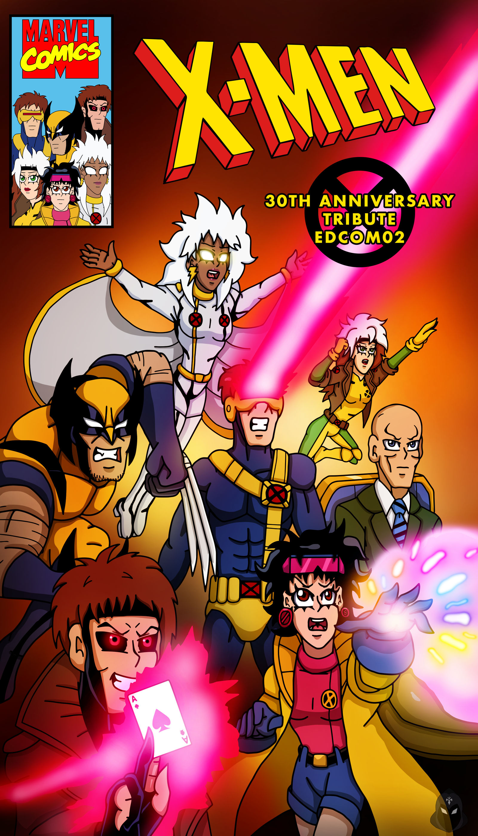 Deviantart Edcom02 Mcu X-Men: The Animated Series 30th Anniversary by edCOM02 on DeviantArt