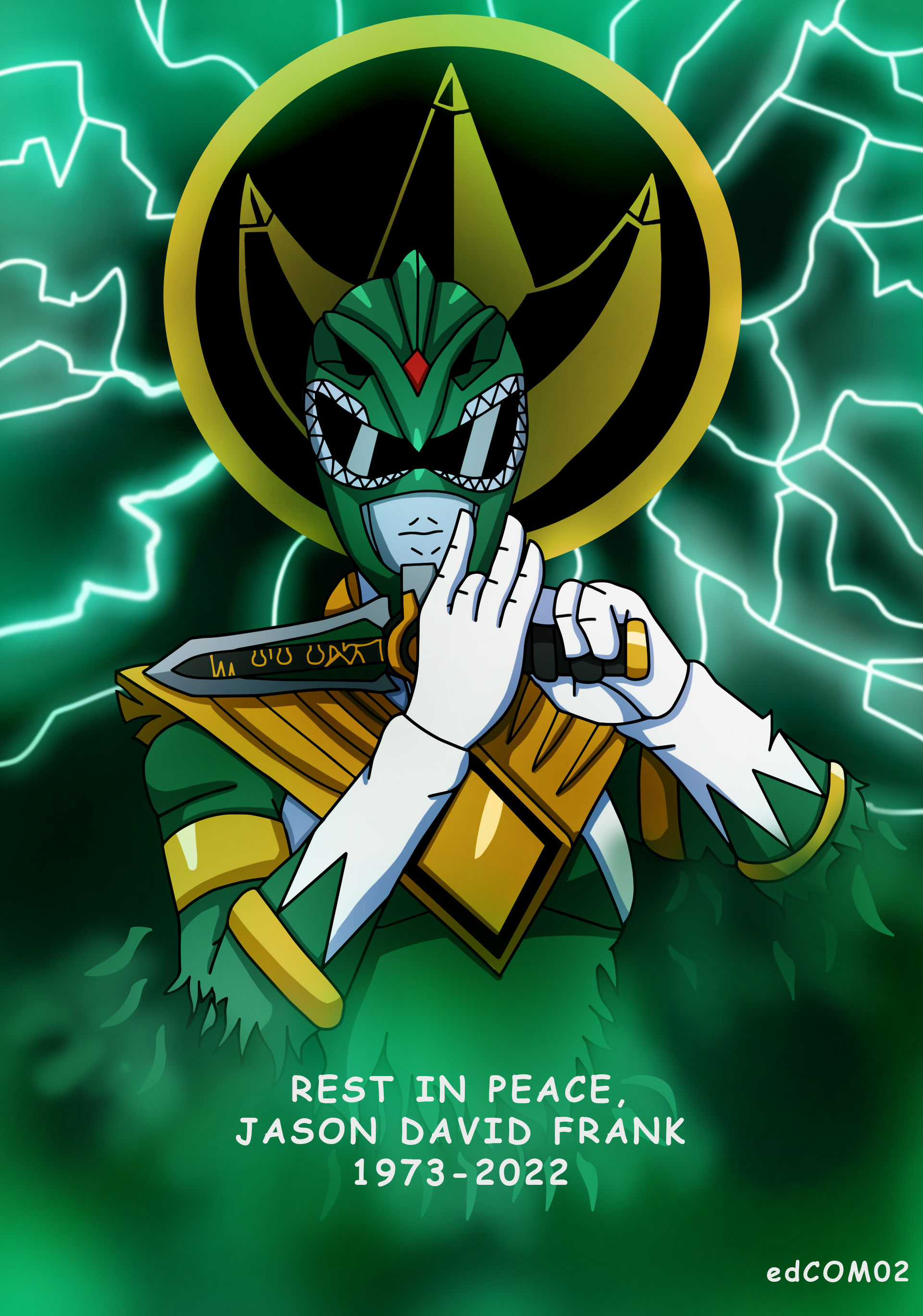 Go Green Ranger, Go... (Jason David Frank Tribute) by edCOM02 on DeviantArt