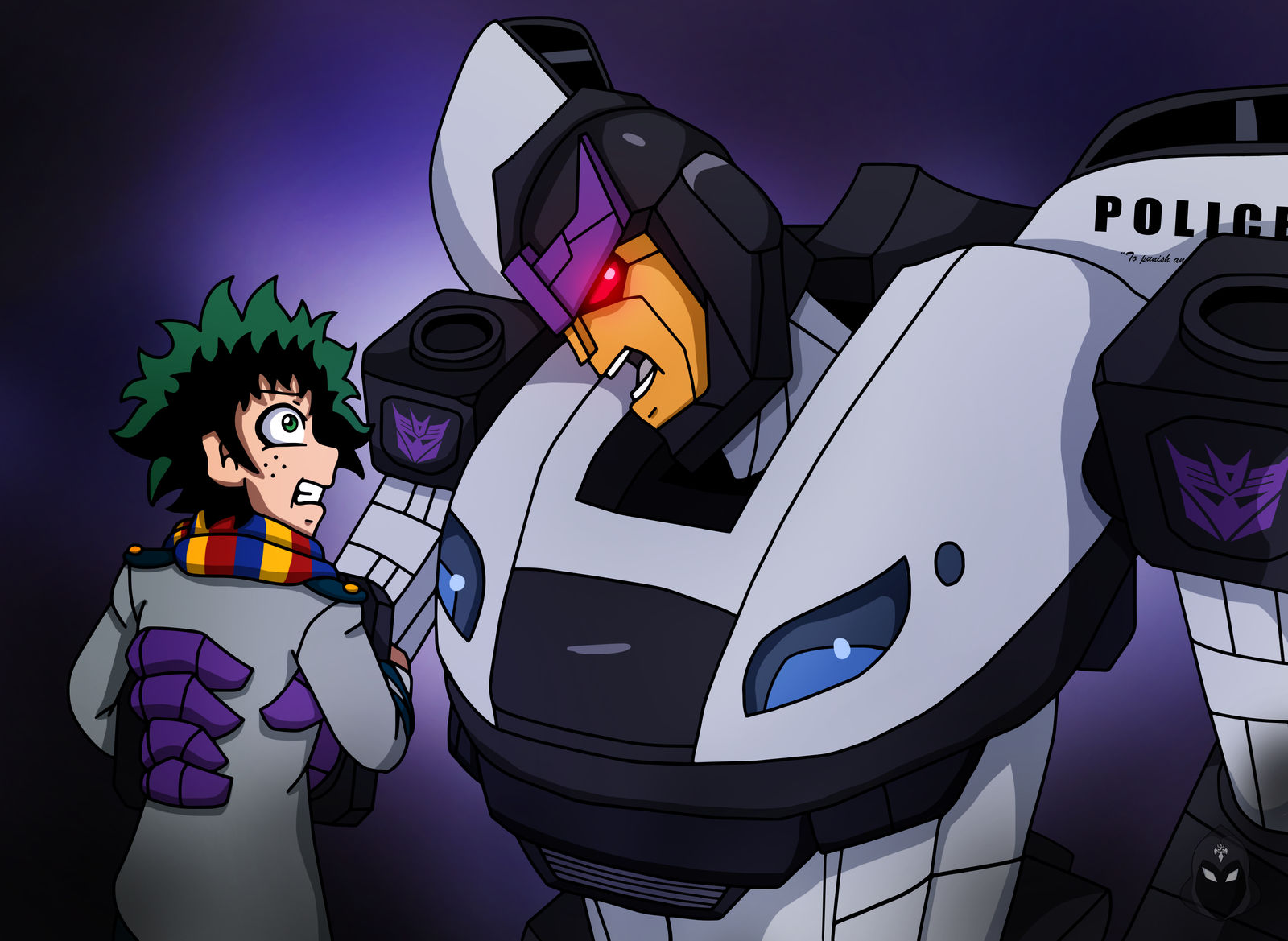 Mha Edcom MHA/Transformers - Barricade Attacks by edCOM02 on DeviantArt