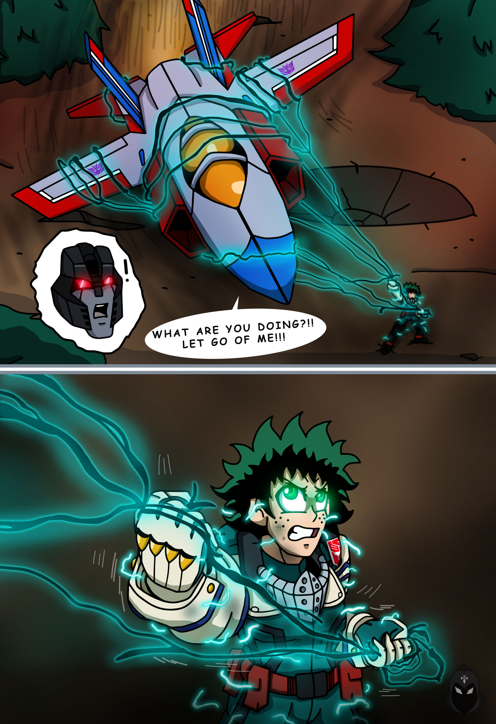 Deviantart Edcom02 Mcu MHA/Transformers - Caught the Starscream! by edCOM02 on DeviantArt