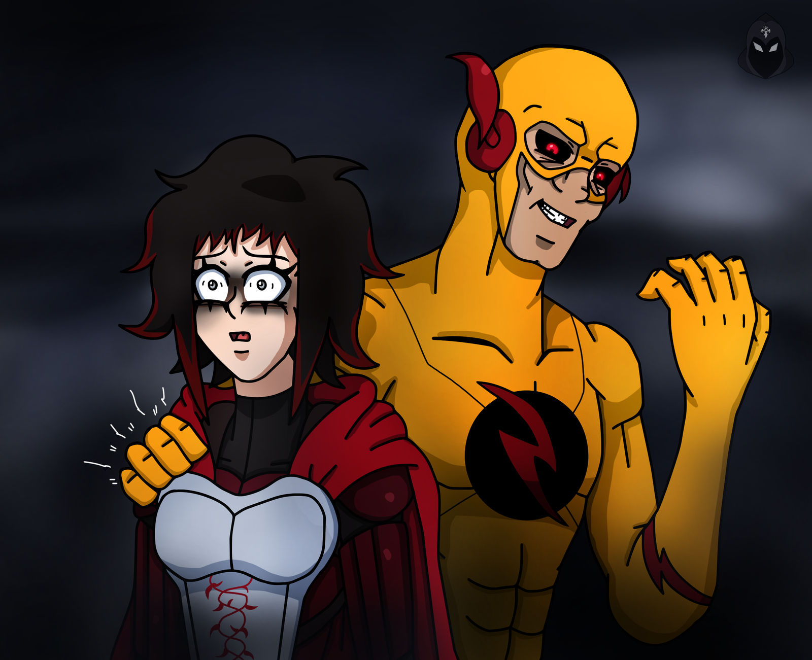 Deviantart Edcom02 Mcu HOJ Elseworlds - Zoom Torments Ruby by edCOM02 on DeviantArt