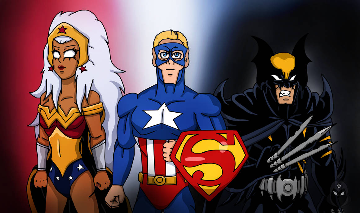 Deviantart Edcom02 Mcu Ko-Fi COM: Amalgam Trinity by edCOM02 on DeviantArt