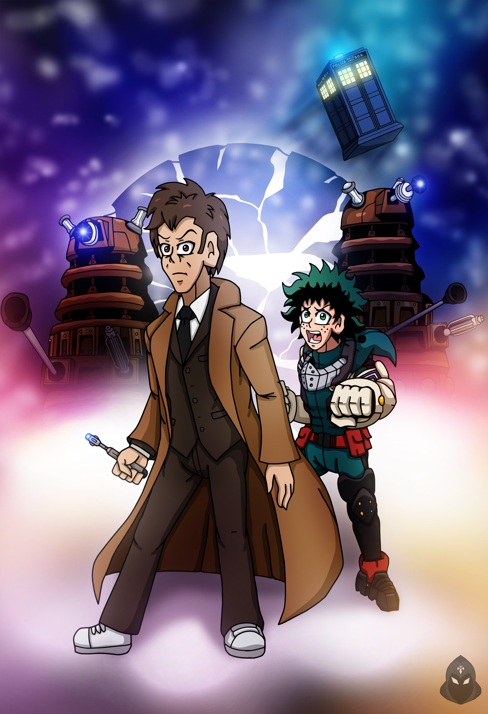 Mha Edcom Ko-Fi COM: Doctor Who/MHA: Out of Time by edCOM02 on DeviantArt