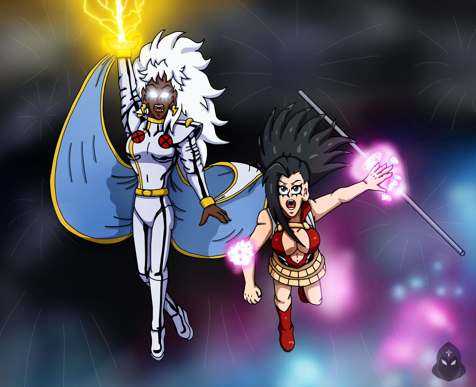 Mha Edcom MHA/X-Men - Yaoyorozu and Storm by edCOM02 on DeviantArt