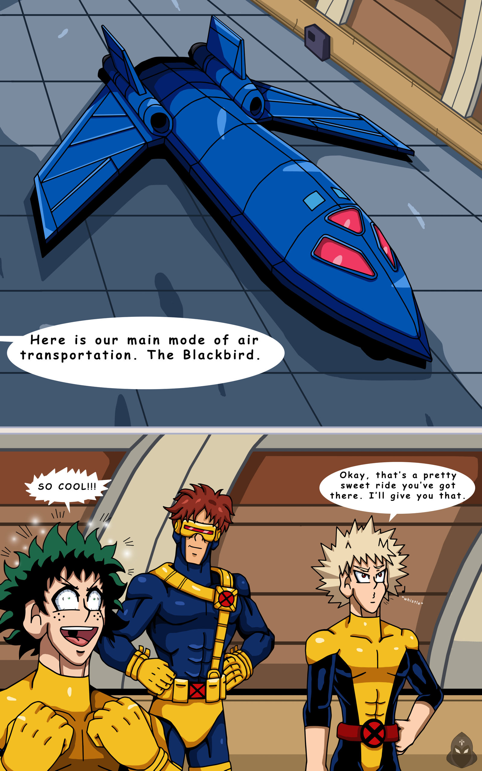 Mha Edcom MHA/X-Men - The Blackbird by edCOM02 on DeviantArt