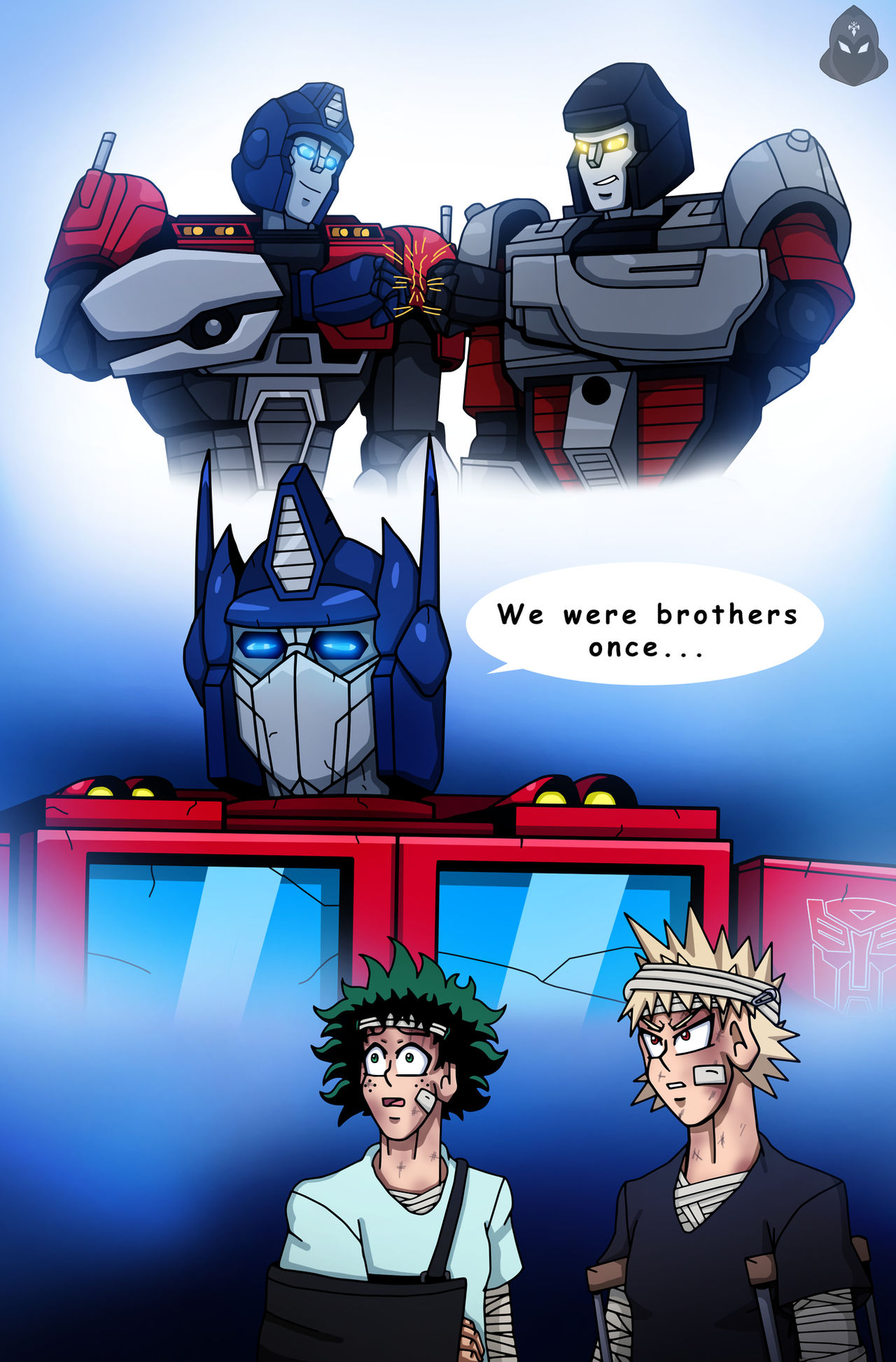 Mha Edcom MHA/Transformers - We Were Brothers Once... by edCOM02 on DeviantArt