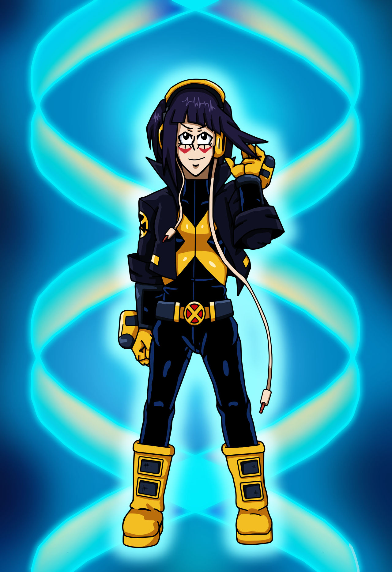 Mha Edcom MHA/X-Men - Earphone Jack (Endgame X-Uniform) by edCOM02 on DeviantArt