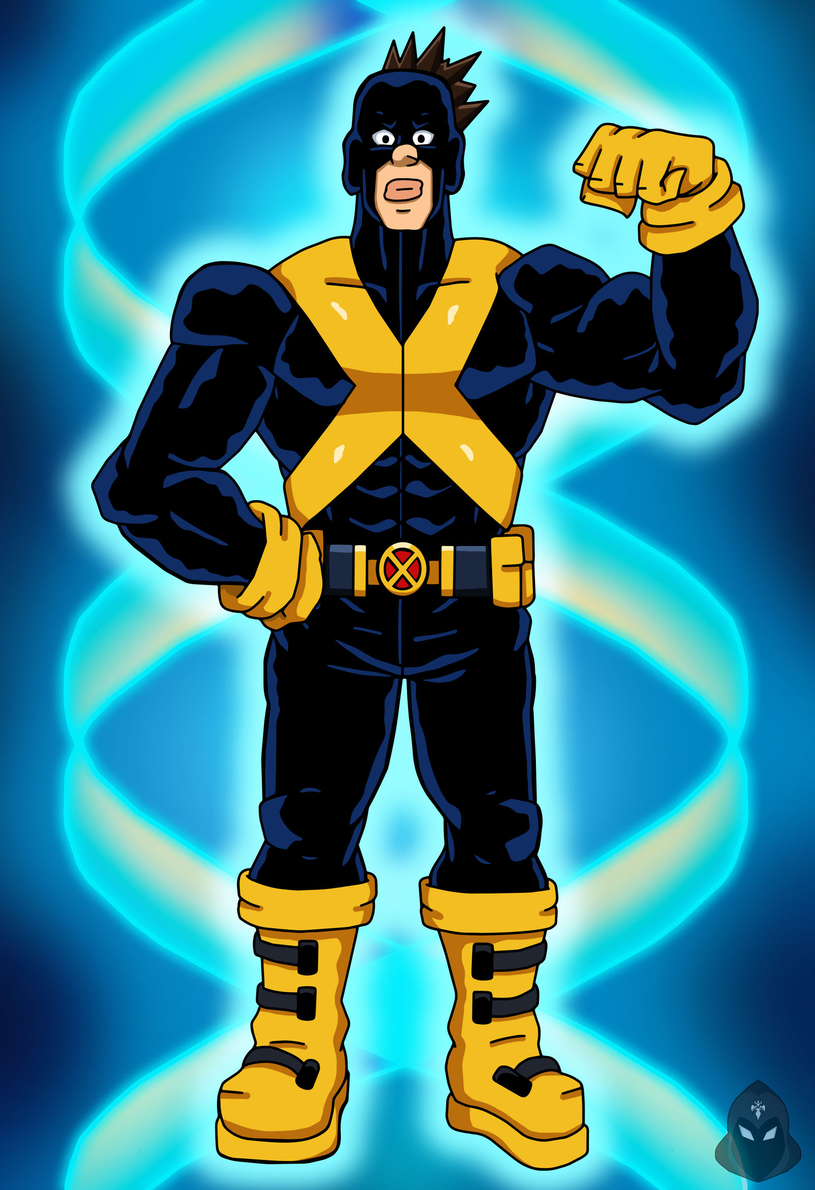 Deviantart Edcom02 Mcu MHA/X-Men - Sugarman (Endgame X-Uniform) by edCOM02 on DeviantArt