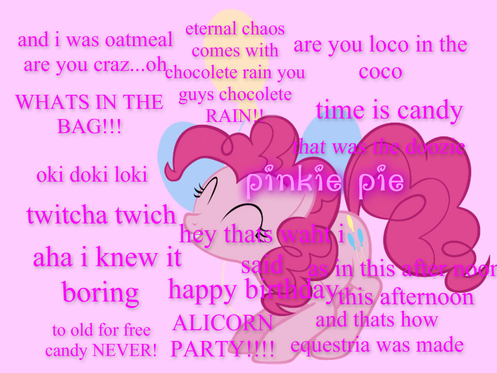 Pinkie Pie Phrases Wallpaper By Unknownartist111 On Deviantart Pinkie Pie Phrases Wallpaper By Unknownartist111 On Deviantart