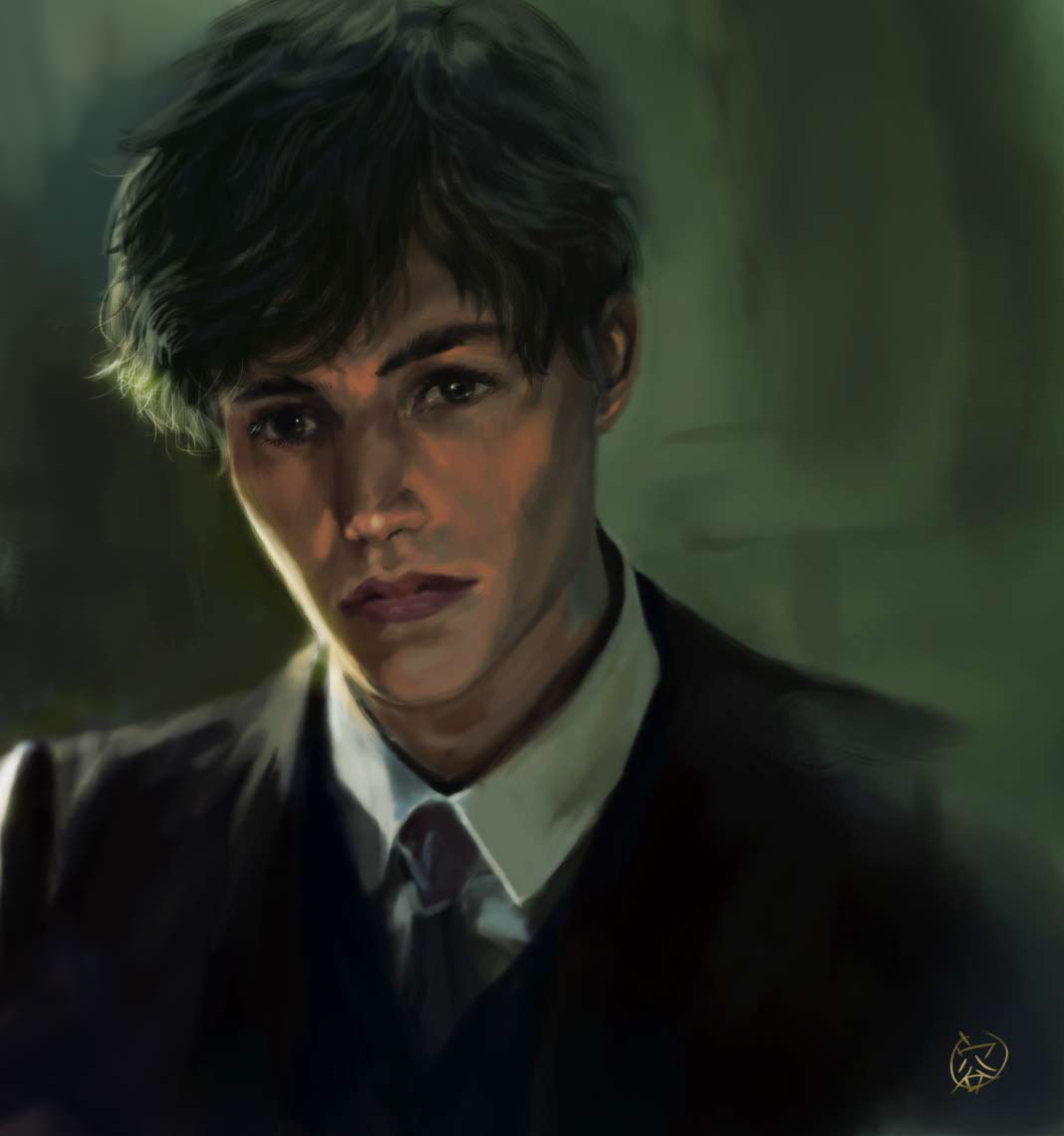 Tom Riddle Fan Art Sketchbook — Tom Riddle Concept (fanart)