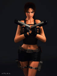 Lara Croft Test in Poser 9