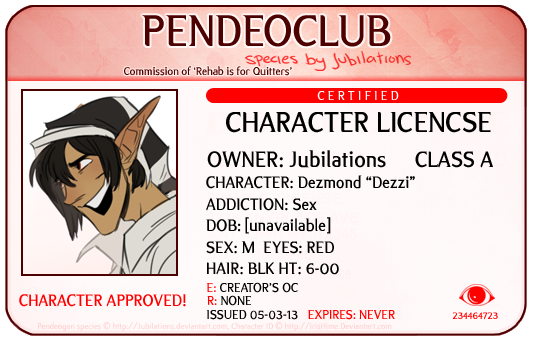 Character License - DEZZI