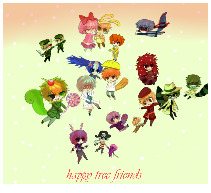 chibi:happy tree friends