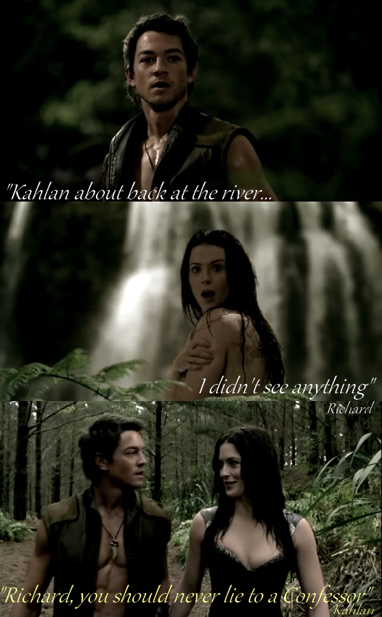 Richard and Kahlan. Lake.