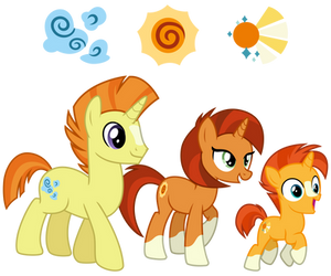 Sunburst And Family