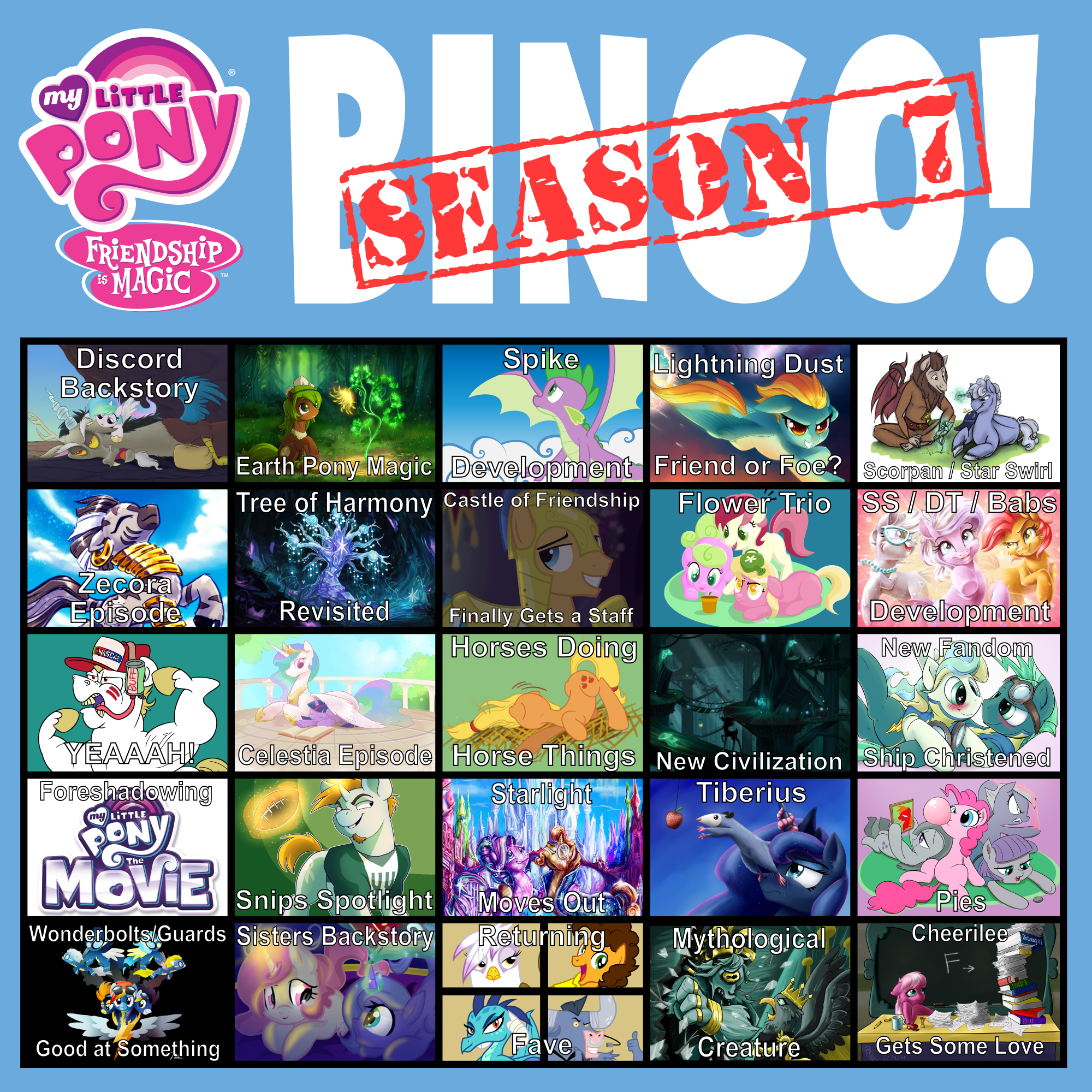 Season 7 Bingo!