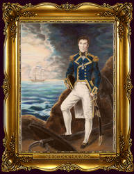 Captain S. Holmes of HMS Peregrine