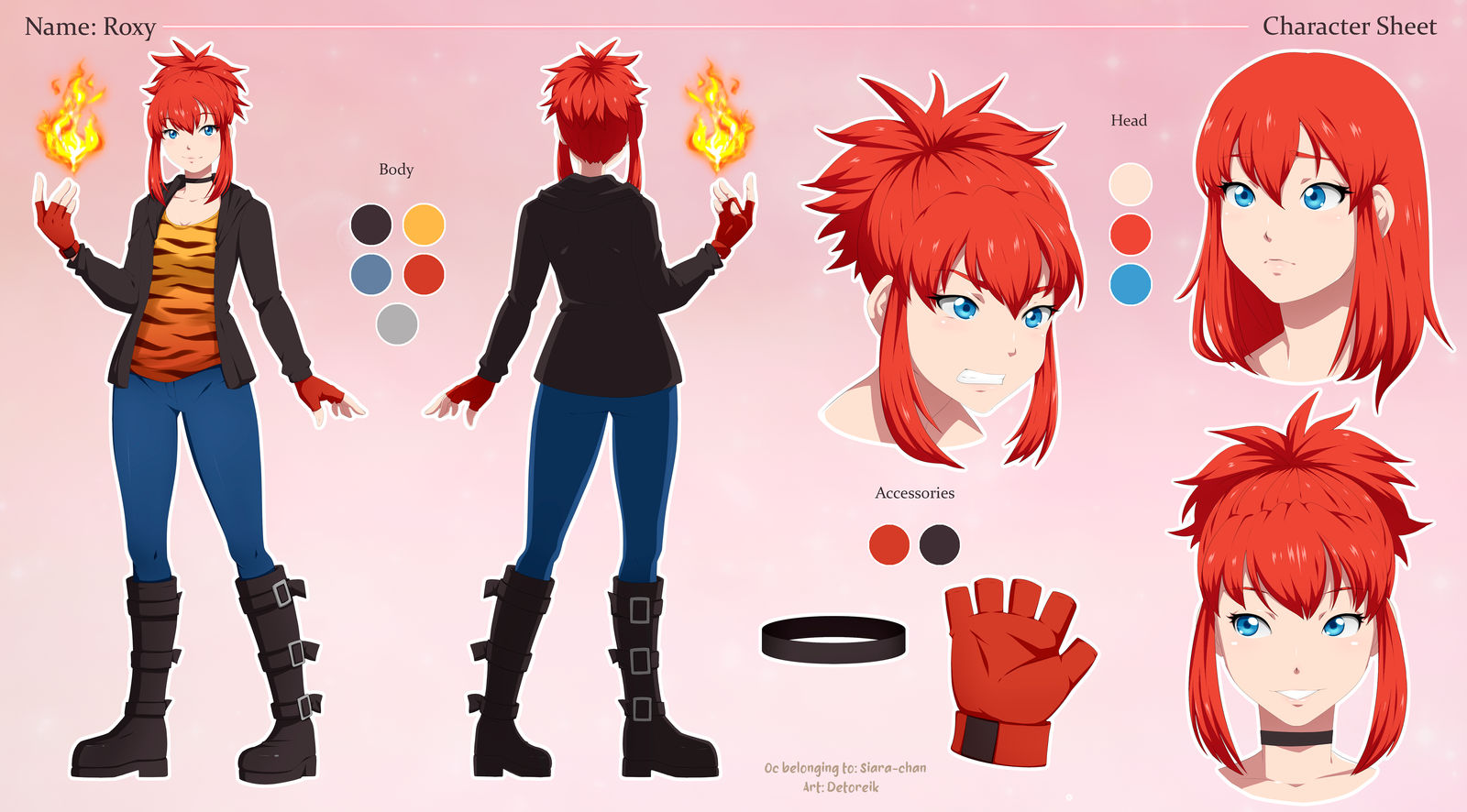 Death Rock Roxy Drawing Character Sheet: Roxy by Detoreik on DeviantArt