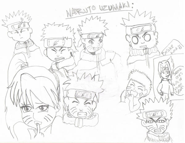 The Many Faces of Naruto U. by UchihaxDestruction on DeviantArt