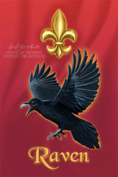 Raven patrol flag design