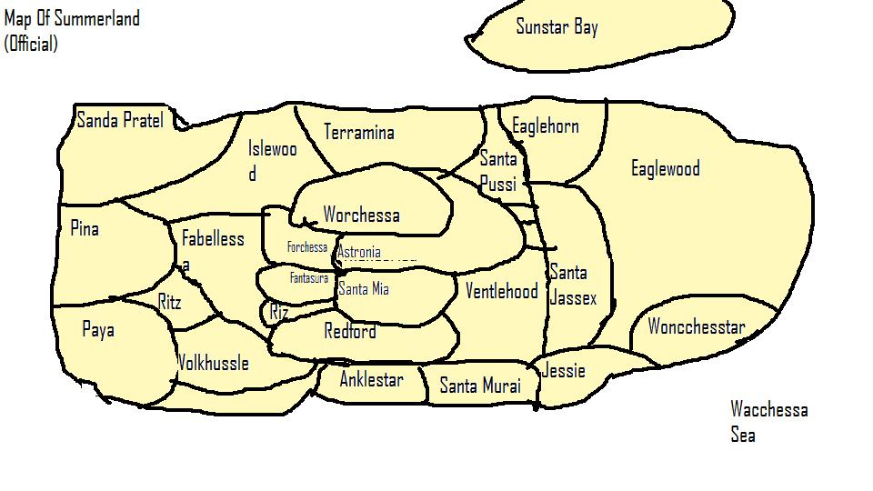 Map Of Summerland (Official)