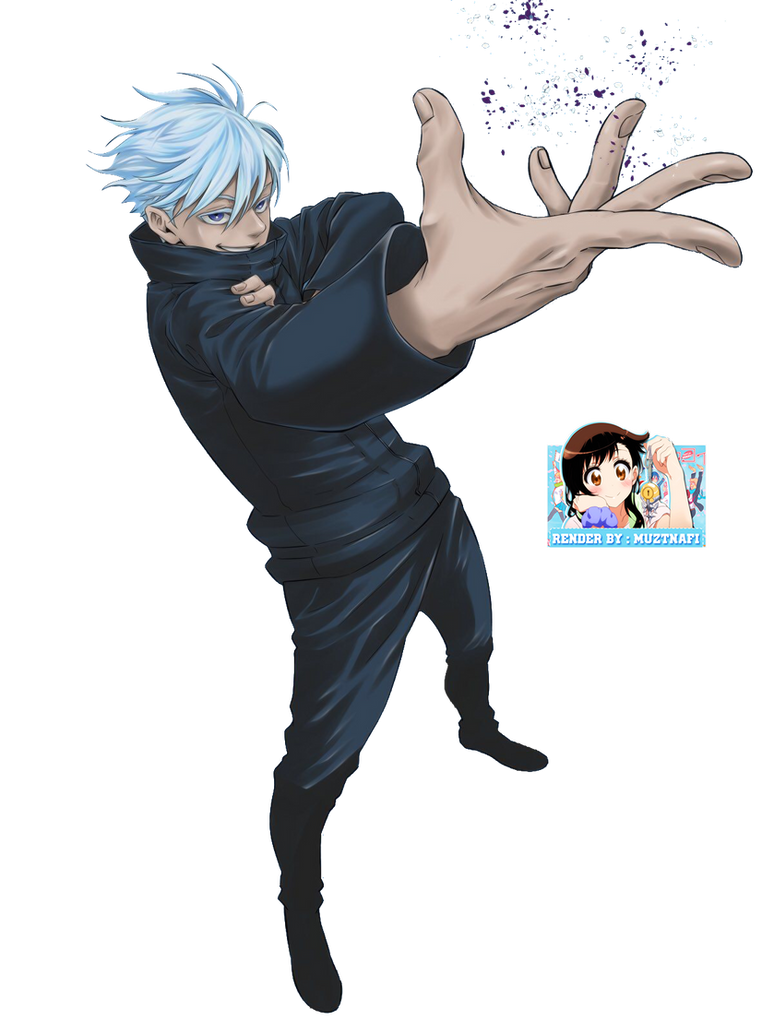 Gojo satoru render by Muztnafi on DeviantArt